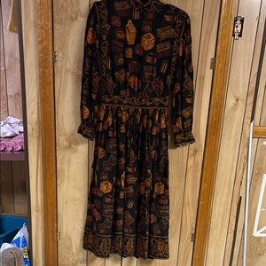 Herman Geist Womens Vintage Maxi Dress Size 4